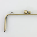 10 x 4 inch Antique Brass Clutch Frame with Chain Loops | SUPPLY4BAG