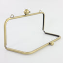 10 x 4 inch Antique Brass Clutch Frame with Chain Loops | SUPPLY4BAG