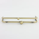 10 x 4 inch Antique Brass Clutch Frame with Chain Loops | SUPPLY4BAG