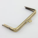 6 x 3 inch Kisslock Antique Brass Metal Purse Frame | SUPPLY4BAG