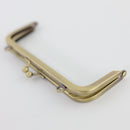 7 x 2.5 inch Kisslock Antique Brass Metal Purse Frame | SUPPLY4BAG