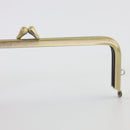 6 7/8 x 2 1/2 inch Teardrop Closure Antique Brass Metal Purse Frame