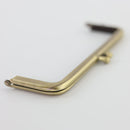 6 7/8 x 2 1/2 inch Teardrop Closure Antique Brass Metal Purse Frame