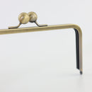 8 1/4 x 4 inch - Kisslock Antique Brass Metal Purse Frame | SUPPLY4BAG