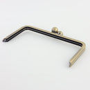 8 1/4 x 4 inch - Kisslock Antique Brass Metal Purse Frame | SUPPLY4BAG