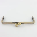 8 1/4 x 4 inch - Kisslock Antique Brass Metal Purse Frame | SUPPLY4BAG