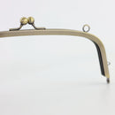 8 1/2 x 3 inch Antique Brass Arch Shape Metal Purse Frame with O Rings