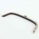 8 1/2 x 3 inch Antique Brass Arch Shape Metal Purse Frame with O Rings