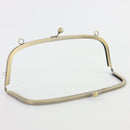 8 1/2 x 3 inch Antique Brass Arch Shape Metal Purse Frame with O Rings