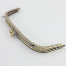 8 1/2 x 3 inch Antique Brass Arch Shape Metal Purse Frame with O Rings