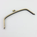 10 1/4 x 3 3/4 inch - Antique Brass Arch Shape Metal Purse Frame