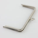 6 x 3 inch - Star Clasp - Silver Metal Purse Frame | SUPPLY4BAG