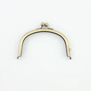 5 x 3 inch Antique Brass Arched Shape Purse Frame | SUPPLY4BAG