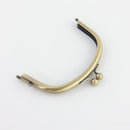 5 x 3 inch Antique Brass Arched Shape Purse Frame | SUPPLY4BAG