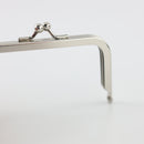 3 1/2 x 2 inch - Silver Metal Purse Frame | SUPPLY4BAG