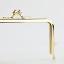 4 1/2 x 2 1/2 inch - Gold Metal Purse Frame | SUPPLY4BAG