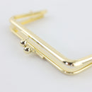 4 1/2 x 2 1/2 inch - Gold Metal Purse Frame | SUPPLY4BAG