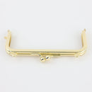 4 7/8 x 2 1/8 inch - Gold Metal Purse Frame | SUPPLY4BAG