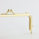 4 7/8 x 2 1/8 inch - Gold Metal Purse Frame | SUPPLY4BAG