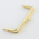 4 7/8 x 2 1/8 inch - Gold Metal Purse Frame | SUPPLY4BAG