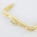 4 7/8 x 2 1/8 inch - Gold Metal Purse Frame | SUPPLY4BAG