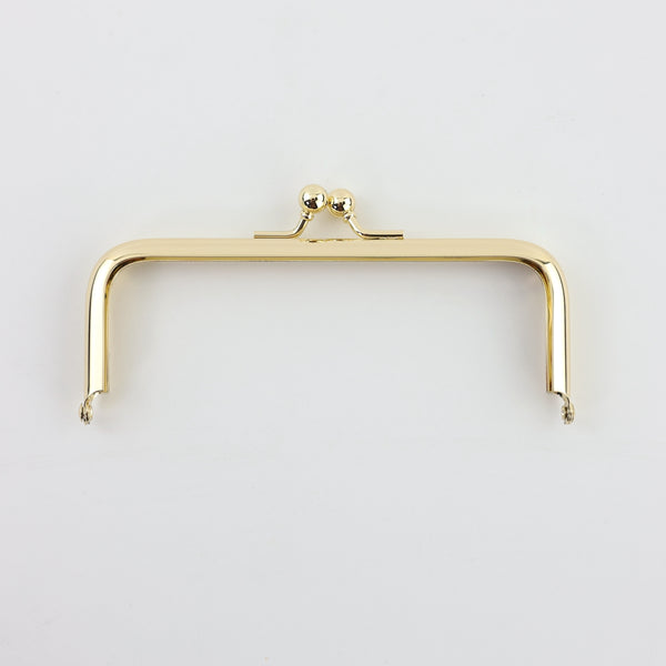 5 x 2 inch - Ball Clasp Gold Metal Purse Frame | SUPPLY4BAG