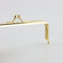 5 x 2 inch - Ball Clasp Gold Metal Purse Frame | SUPPLY4BAG