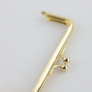 5 x 2 inch - Ball Clasp Gold Metal Purse Frame | SUPPLY4BAG
