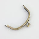 4 x 2 1/4 inch - Ball Clasp - Antique Brass Arched Shape Purse Frame