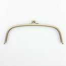 12 3/4 x 4 1/2 inch - Antique Brass Arch Shape Metal Purse Frame