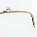 12 3/4 x 4 1/2 inch - Antique Brass Arch Shape Metal Purse Frame