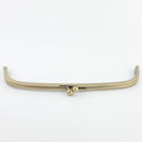 12 3/4 x 4 1/2 inch - Antique Brass Arch Shape Metal Purse Frame