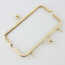 8 inch Shiny Gold Metal Purse Frame WHOLESALE | SUPPLY4BAG