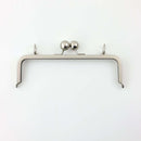 8 inch Brushed Silver Metal Purse Frame WHOLESALE | SUPPLY4BAG