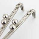 8 inch Brushed Silver Metal Purse Frame WHOLESALE | SUPPLY4BAG