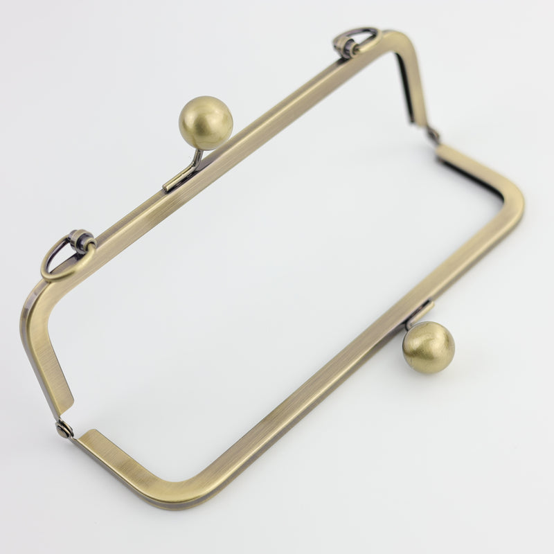 T Tulead Metal Frame Kiss Clasp Purse Clasp Lock Bronze Coin Purse Frame  5.9-Inch Pack of 5