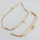 9.5 inch Kisslock Gold Metal Purse Frame WHOLESALE | SUPPLY4BAG