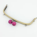 8.5 inch Kisslock Antique Brass Metal Purse Frame WHOLESALE | SUPPLY4BAG