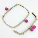 8.5 inch Kisslock Antique Brass Metal Purse Frame WHOLESALE | SUPPLY4BAG