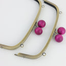 8.5 inch Kisslock Antique Brass Metal Purse Frame WHOLESALE | SUPPLY4BAG