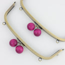 8.5 inch Kisslock Antique Brass Metal Purse Frame WHOLESALE | SUPPLY4BAG