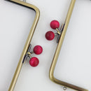 6 x 3 inch Kisslock Antique Brass Metal Purse Frame | SUPPLY4BAG