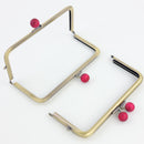 6 x 3 inch Kisslock Antique Brass Metal Purse Frame | SUPPLY4BAG