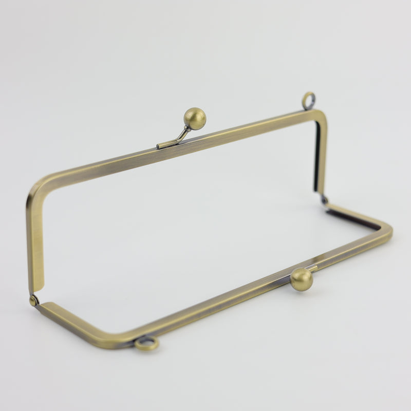8 3/4 inch Kisslock Antique Brass Metal Purse Frame WHOLESALE | SUPPLY4BAG