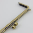 8 3/4 inch Kisslock Antique Brass Metal Purse Frame WHOLESALE | SUPPLY4BAG