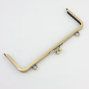 10 x 3.5 inch Kisslock Antique Brass Metal Purse Frame | SUPPLY4BAG