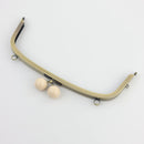 8.5 inch Kisslock Antique Brass Metal Purse Frame WHOLESALE | SUPPLY4BAG