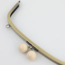 8.5 inch Kisslock Antique Brass Metal Purse Frame WHOLESALE | SUPPLY4BAG