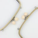 8.5 inch Kisslock Antique Brass Metal Purse Frame WHOLESALE | SUPPLY4BAG