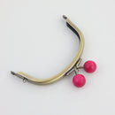 4 x 2 1/4 inch Antique Brass Arched Shape Purse Frame | SUPPLY4BAG